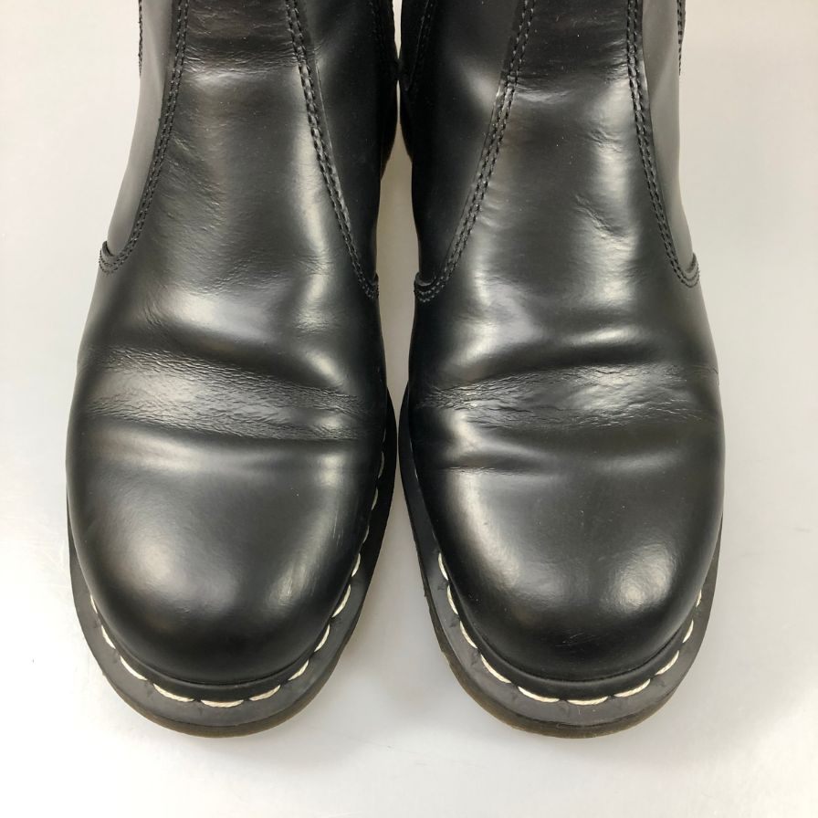 ドクターマーチン チェルシーブーツ 2976 サイドゴア レザー ブラック メンズ サイズUK9 Dr.Martens MONO 約27.5cm【AFC44-2】