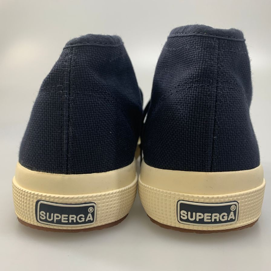 スペルガ スニーカー キャンバス ネイビー系 サイズ43 SUPERGA 約27.5cm【AFC33】