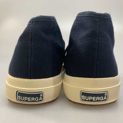 スペルガ スニーカー キャンバス ネイビー系 サイズ43 SUPERGA 約27.5cm【AFC33】