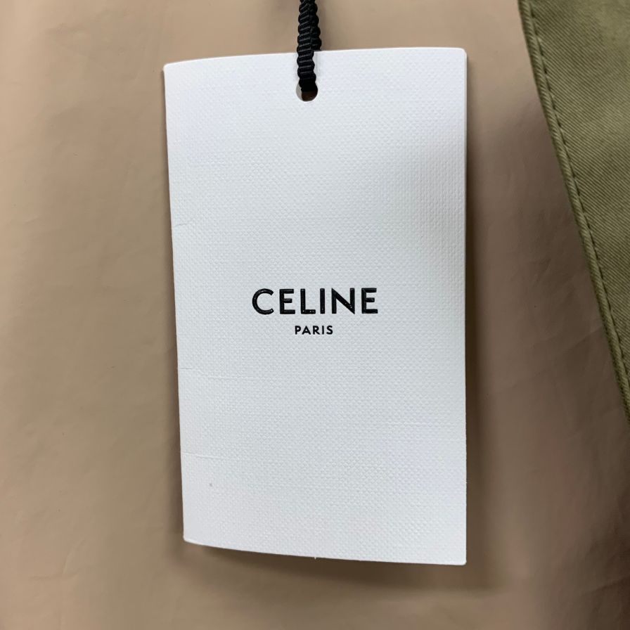 新品同様◆セリーヌ モッズコート エディ期 コットン カーキ レディース サイズ36 CELINE 【AFB8】