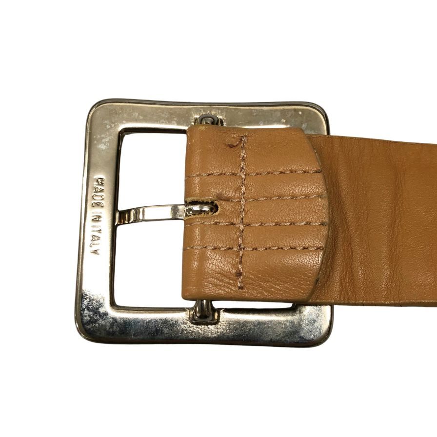 エルメネジルドゼニア ベルト レザー ブラウン メンズ サイズ95 Ermenegildo Zegna【AFI18】