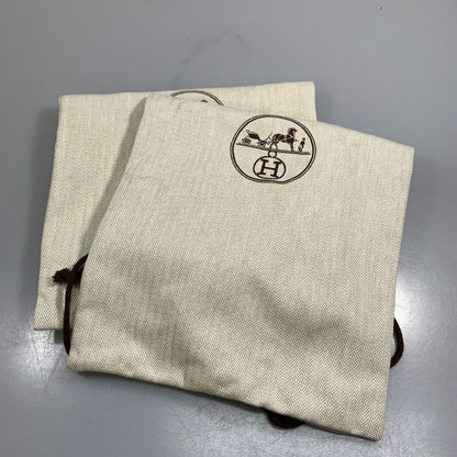 エルメス ブーツ チャッカ ショート カーフ レザー ブラック サイズ 42 HERMES 約26.5cm【AFC43】