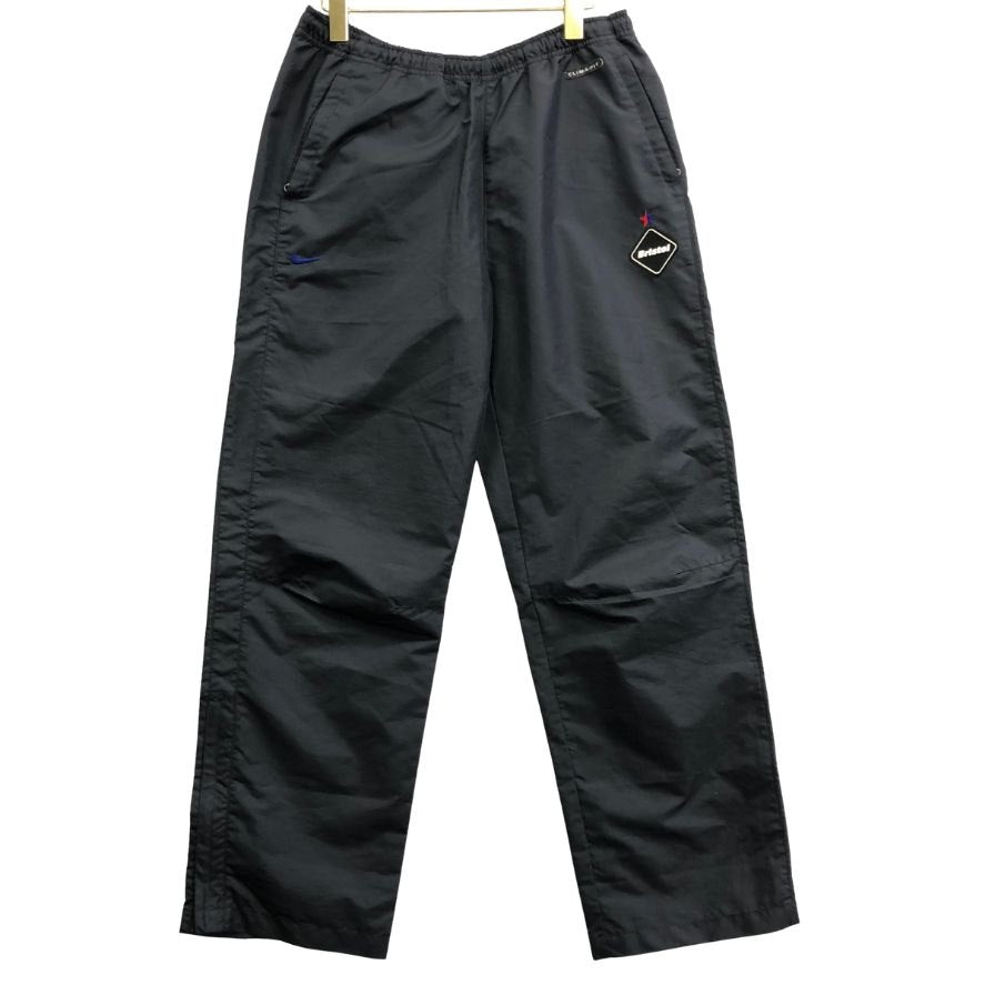 エフシー レアル ブリストル×ナイキ ストレートパンツ 裾ジップ ブラック メンズ サイズS F.C.R.B. F.C.Real Bristol×NIKE 【AFB9】