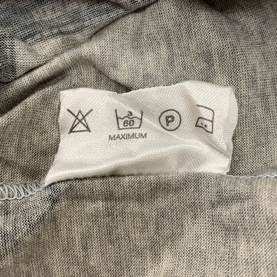 中古◆エルメス マルジェラ期 長袖Tシャツ ボルデュック グレー レディース サイズXL HERMES 【AFB6】