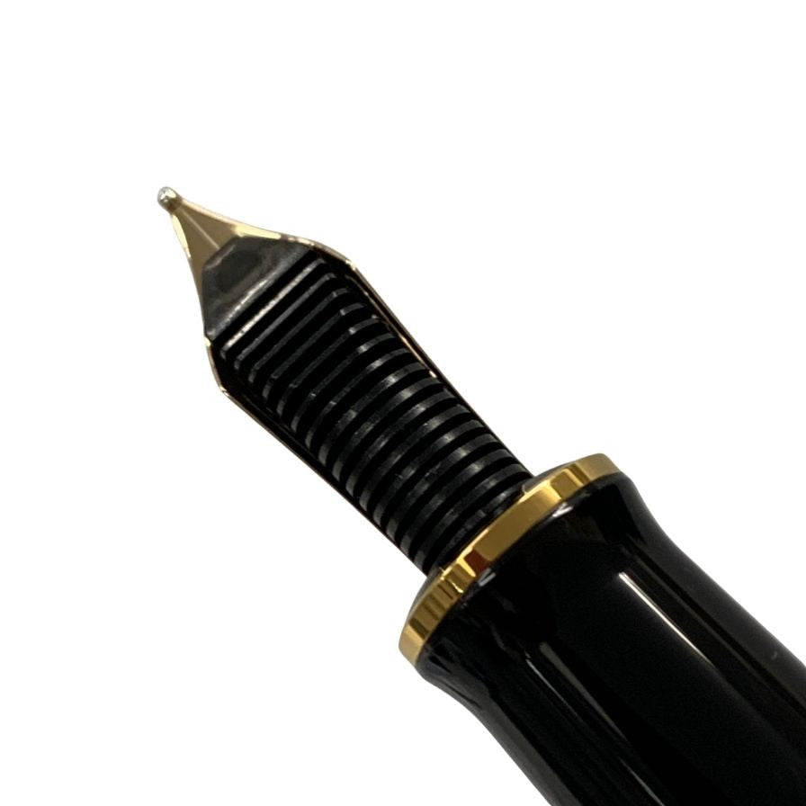 ペリカン 万年筆 スーベレーン ペン先14C-585 ブラック×ゴールド Pelikan Souveran【AFI18-2】