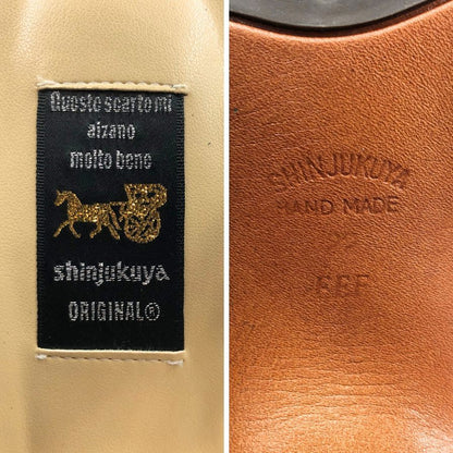 新宿屋 レザーパンプス サンダル シャーク 6207-735 ブラック 22.0cm レディース shinjukuya 約22.0cm【7-5】