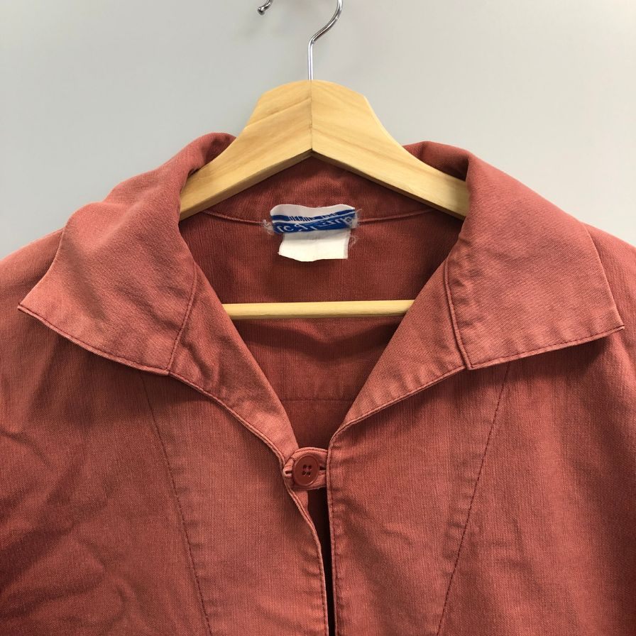 中古◆ルグラジック プルオーバー ジャケット  フィッシャーマンスモック ボルドー系 サイズ48 メンズ  LE GLAZIK 【AFB2】