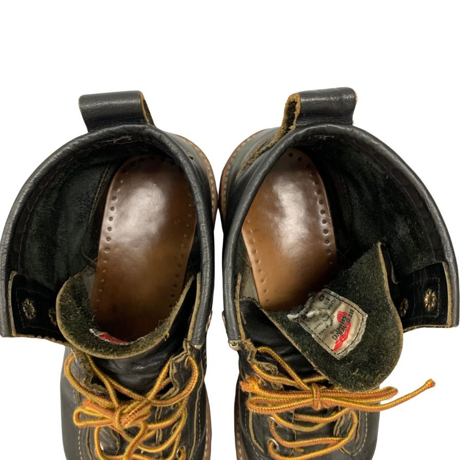 中古◆レッドウィング ブーツ ラインマン 2935 サイズ8.5D メンズ ブラック RED WING【AFC45】