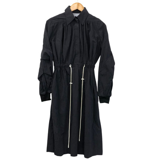 美品◆ヴィヴィアンタム ワンピース ジップアップ ドローストリング ブラック レディース サイズ38  VIVIENNE TAM 【AFB29】