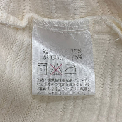 美品◆セリーヌ ワンピース ベロア ハーフ丈 ホワイト ゴールド金具 レディース サイズM CELINE 【AFB30】