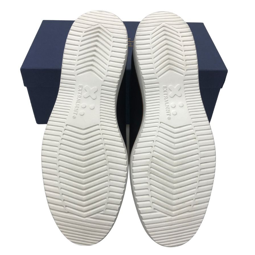 ジャランスリウァヤ レザースニーカー EXTRA LIGHT 990088 カーフ ブラック サイズ8 メンズ Jalan Sriwijaya Intelligence Shoes 約26.5cm【AFD15-2】