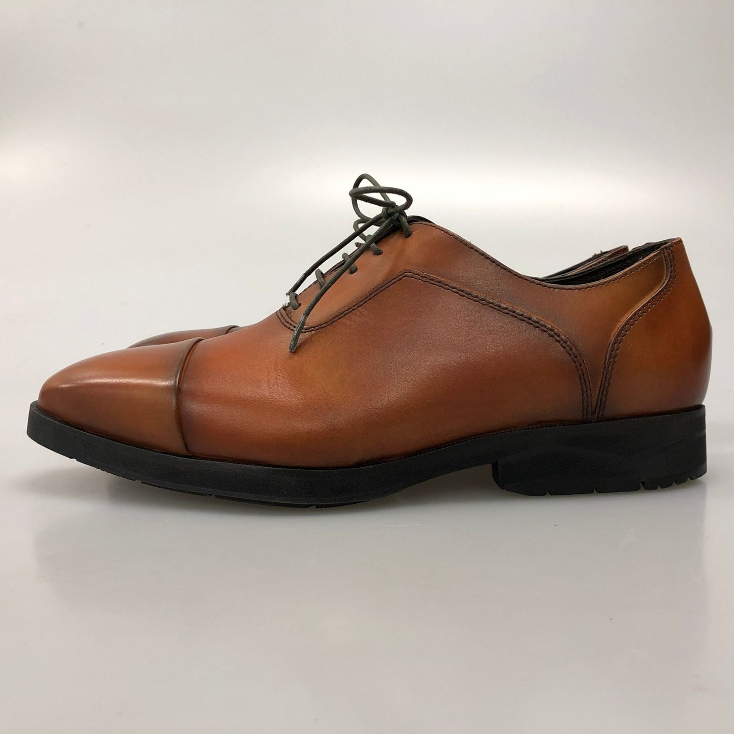 マドラスウォーク ミズノセレクト レザーシューズ ストレートチップ ブラウン系 サイズ24cm madras Walk MIZUNO SELECT 約24.0cm【AFC41-2】