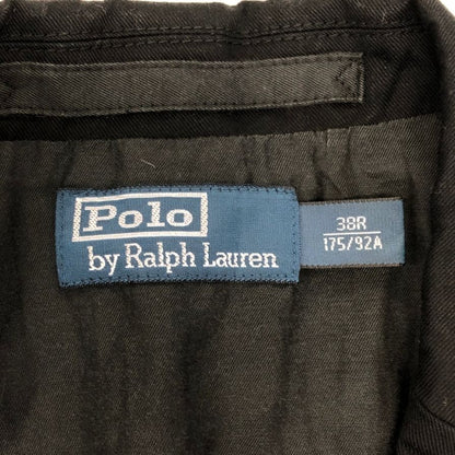 美品◆ポロラルフローレン テーラードジャケット 3B ブラック メンズ サイズ38R Polo Ralph Lauren 【AFB10】