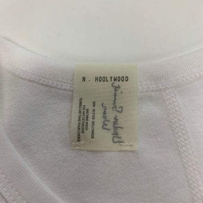 極美品◆エヌハリウッド タンクトップ 26RCH-007 ホワイト メンズ サイズ36 N.HOOLYWOOD 【AFB47】