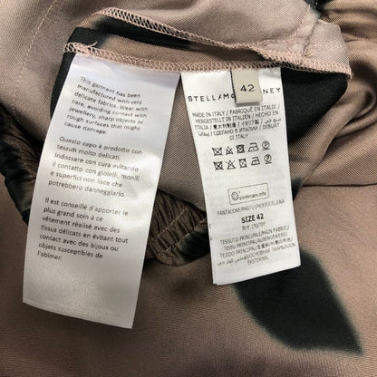 ステラマッカートニー イージーパンツ シルク 総柄 レディース サイズ42 STELLA McCARTNEY 【AFB20】