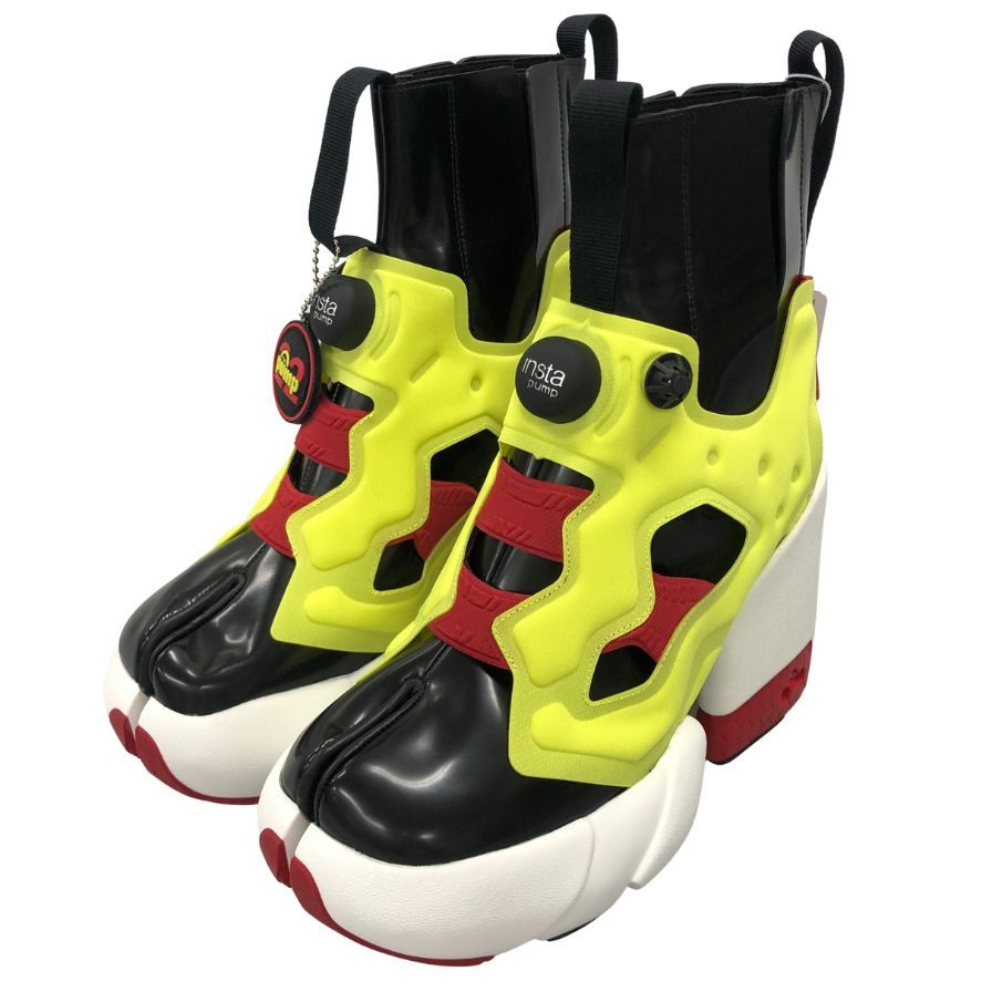 メゾンマルジェラ リーボック スニーカー Tabi Instapump Fury Hi S34WU0023 イエロー系 レディース サイズ36 Maison Margiela Reebok 約22.5cm【AFD5】
