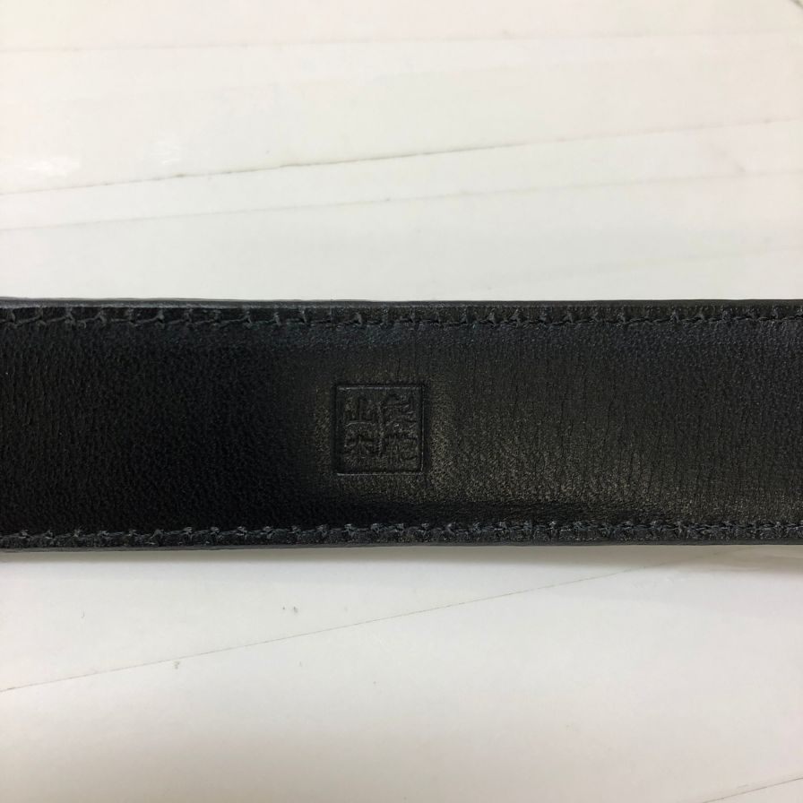 山本製鞄 クロコ ベルト ブラック サイズ 95【AFI3】