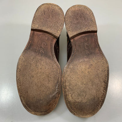 フットザコーチャー レザーシューズ ウイングチップ サイズ8 ブラウン系 メンズ foot the coacher 約26.0cm【AFC44-2】