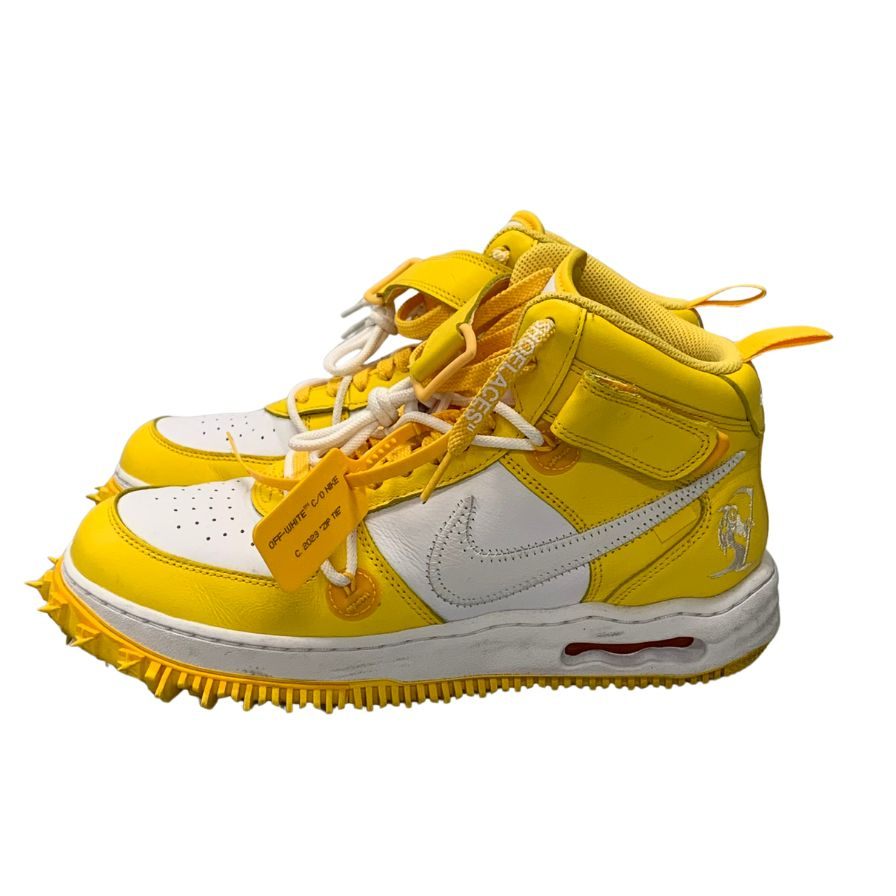 NIKE ナイキ スニーカー エアホース1 ミッド オフホワイト 27.5㎝ 104弾】 Off-White × Nike Air Force 1 Mid スニーカー サイズ感