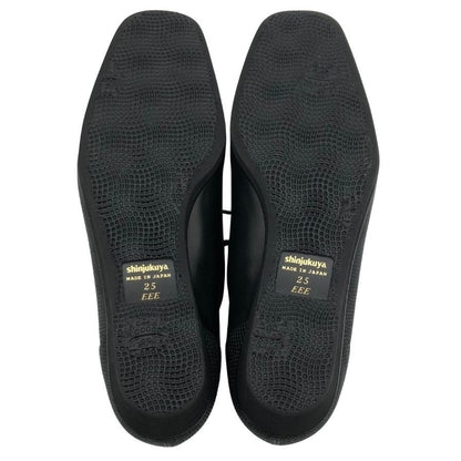 新宿屋 スニーカー レザー 3720 トカゲ ブラック サイズ25.0 レディース shinjukuya 約25.0cm【7-19】