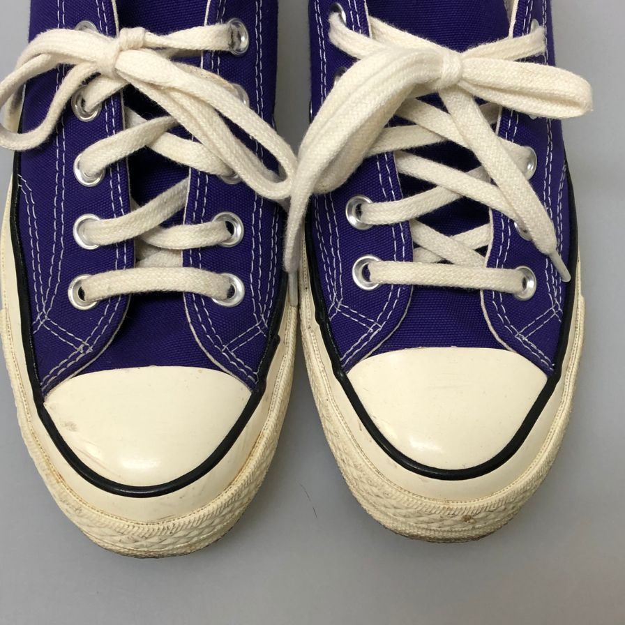 コンバース チャックテイラー 海外 パープル レディース 23.5 converse 約23.5cm【AFC31】