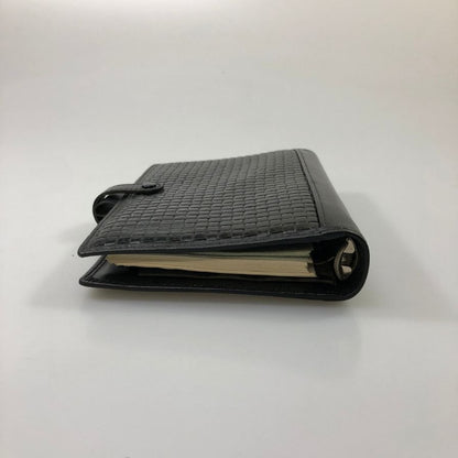 ファイロファックス システム手帳カバー ブラック レザー filofax【AFI22】【中古】