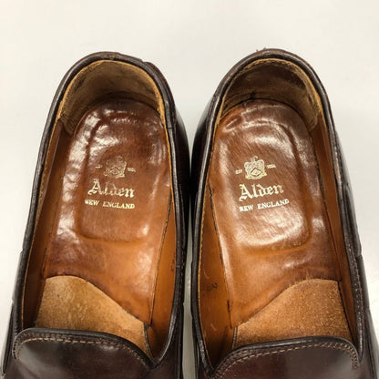 オールデン 563 015 タッセルローファー  コードバン メンズ ダークバーガンディ サイズ7  ALDEN ローファー 約25.0cm【LA】【中古】