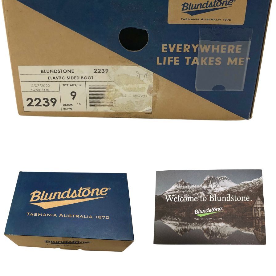ブランドストーン サイドゴアブーツ 2239  ラスティックブラウン サイズUK9 Blundstone 約27.5cm【AFD2】