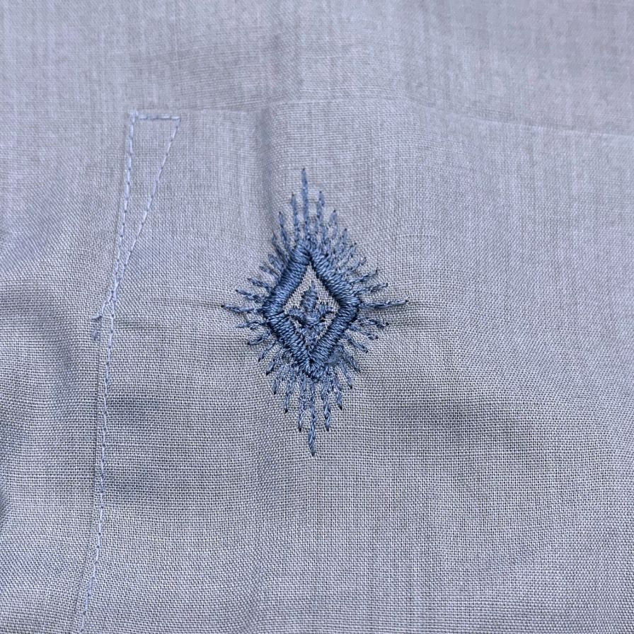 タウンクラフト 60S-70S 長袖シャツ 胸ポケット刺繍 メンズ サイズL TOWNCRAFT【LA】