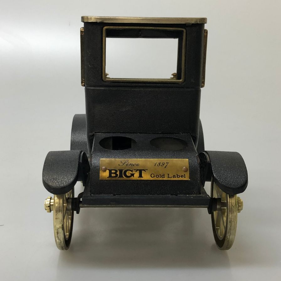 【レトロ】ビッグ T ウイスキーボトル ディスプレイ クラシックカー ボトル＆グラス無 BIG T【AFI28】【中古】