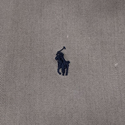 ポロ ラルフローレン 長袖シャツ ボタンダウン グレー メンズ サイズL POLO RALPH LAUREN【LA】
