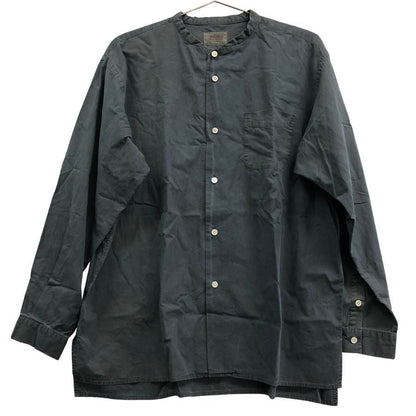 中古◆ウィーク シャツ バンドカラー サイズ1 ブラック系 メンズ weac. 【AFB39】
