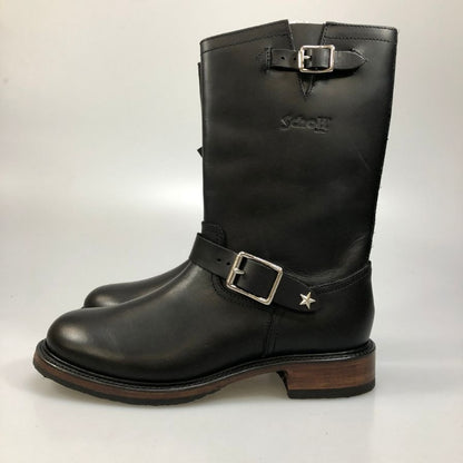 ショット エンジニアブーツ メンズ ブラック サイズ28 schott 約28.0cm【AFD9】