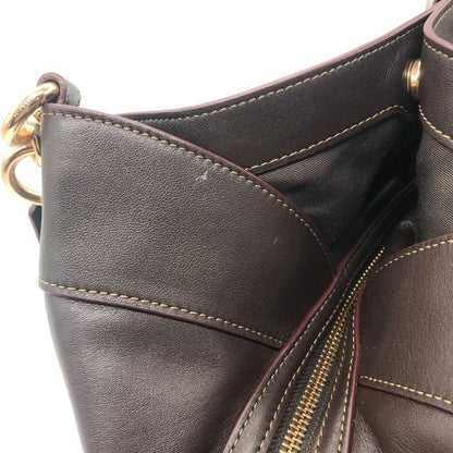 コーチ シグネチャー キャンバス×レザー ハンドバッグ トートバッグ  ゴールド金具 F57612 COACH【AFE10】