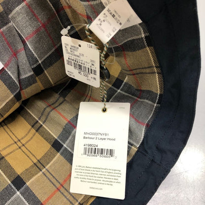 バブアー 2レイヤー フード 裏地コットン メンズ ネイビー Barbour【AFE1】【中古】