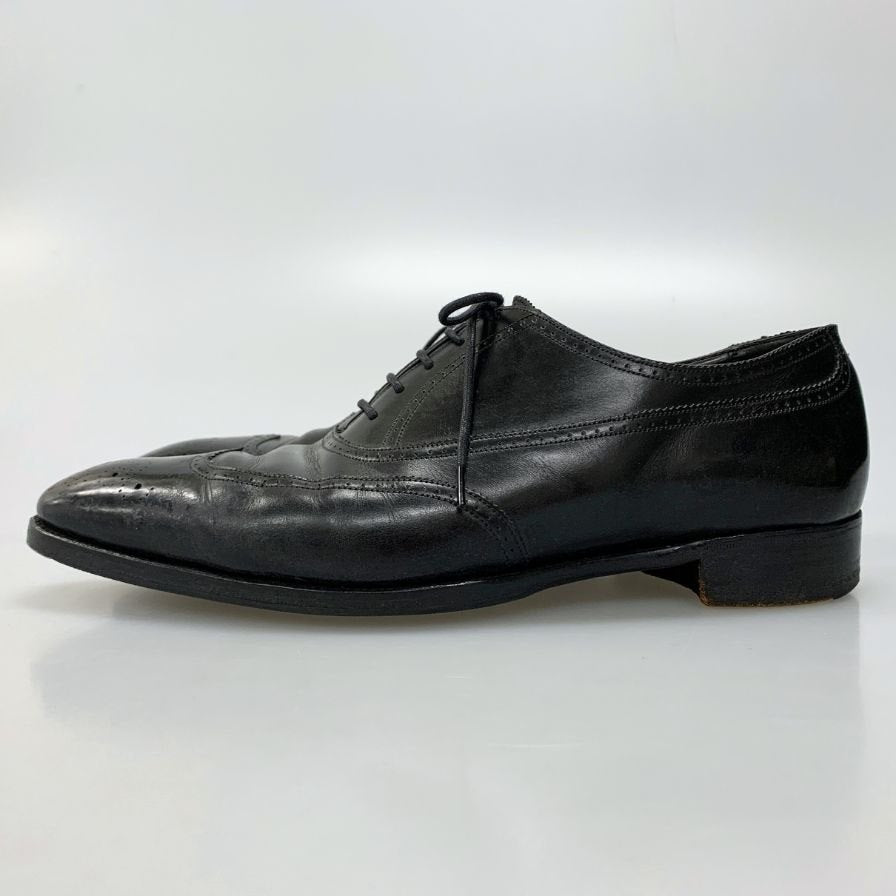 ガジアーノ＆ガーリング ウィングチップ  3537 メンズサイズ 8D ブラック  GAZIANO&GIRLING 約26.5cm【AFC45】