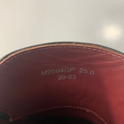 マドラス×名古屋グランパス コインローファー ストレートチップ ブラック メンズ 24.0 Madras × Nagoya Grampus 約24.0cm【AFC45】