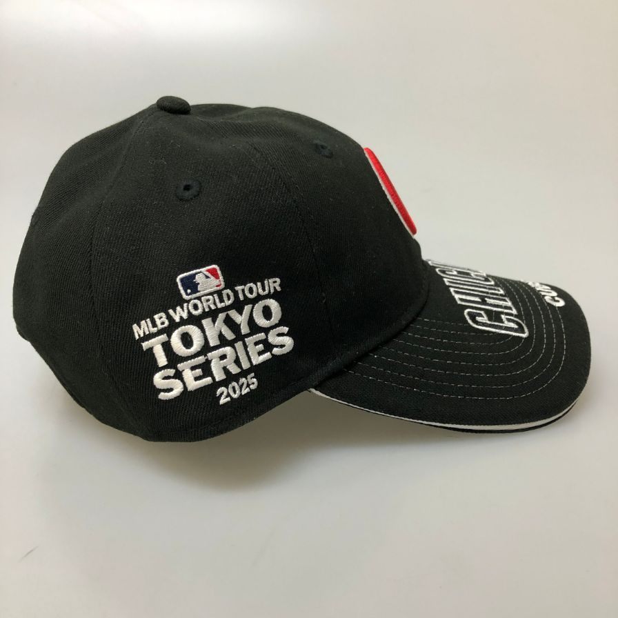 ニューエラ×MLB GR8別注 キャップ MLB World Tour Tokyo Series 2025 シカゴ ブラック サイズM-L NEW ERA【AFB53】【中古】