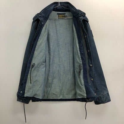 美品◆ポロ ラルフローレン 国内正規 フィールドジャケット M65 ヴィンテージ加工 ワッペン付 メンズ サイズL ネイビー Polo Ralph Lauren 【AFF19】