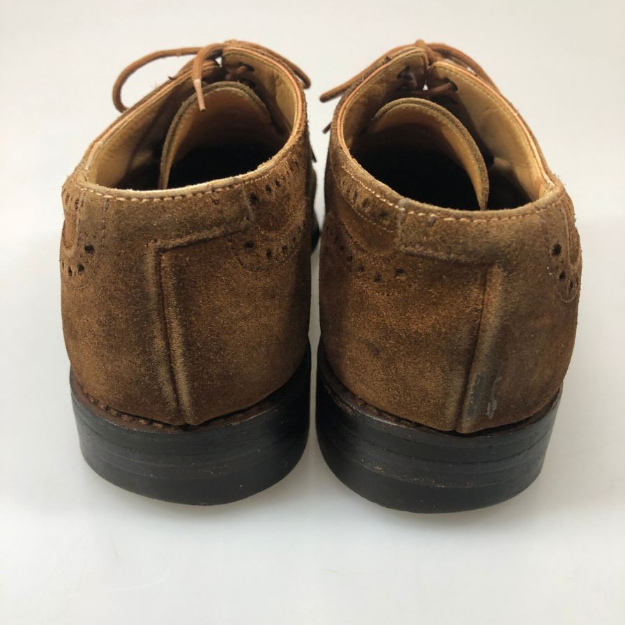 クロケット&ジョーンズ  レザーシューズ TYNE 5913 スエード ウイングチップ メンズ サイズ6 ブラウン CROCKETT&JONES 約25.0cm【YB4】