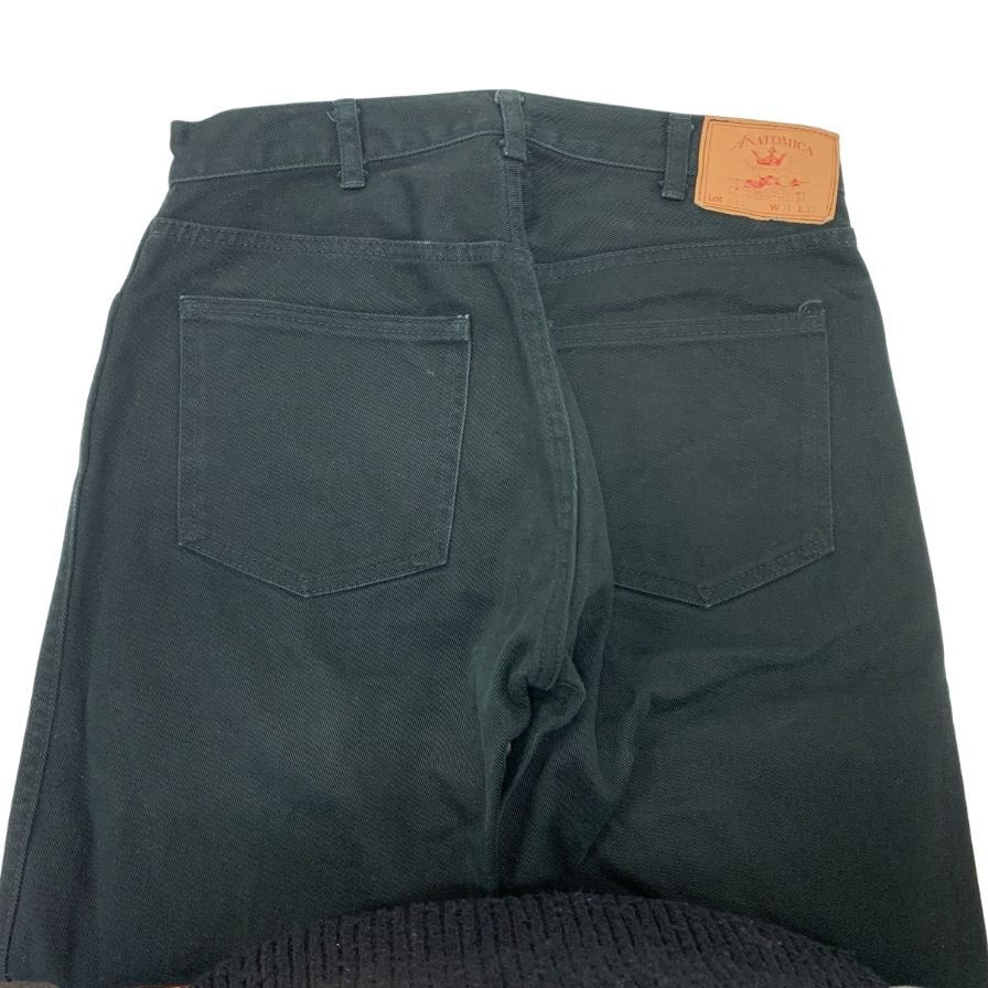 アナトミカ 314B BEAT コットン テーパード  ブラック デニムパンツ メンズ サイズ31 ANATOMICA 【AFB1】