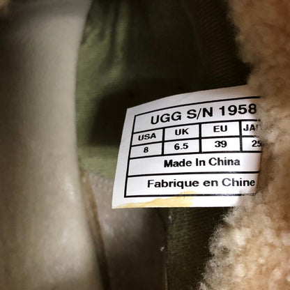 アグ ムートンブーツ ベイリーボタン ミニ ブラウン系 レディース サイズ25 1003889 UGG 約25.0cm【AFC29】