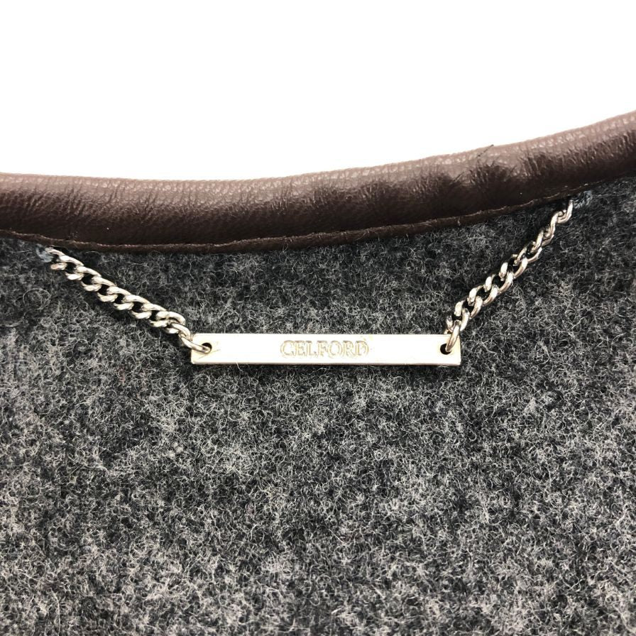 美品◆セルフォード ポンチョ グレー系 レディースサイズ F CELFORD 【AFB34】