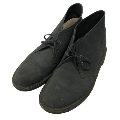 クラークス チャッカブーツ デザート クレープソール ブラック メンズ サイズUK7.5 CLARKS DESERT BOOTS 約26.0cm【AFD7】