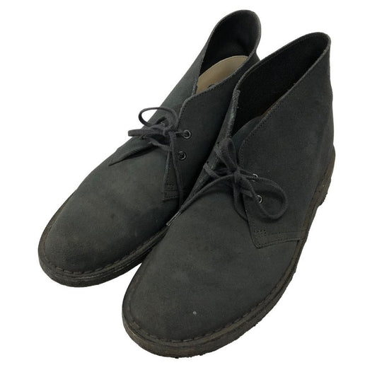 クラークス チャッカブーツ デザート クレープソール ブラック メンズ サイズUK7.5 CLARKS DESERT BOOTS 約26.0cm【AFD7】