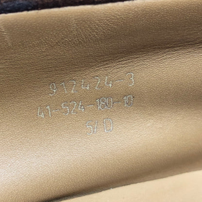 ジェイエムウエストン 180 スエード シグニチャーローファー ブラウン サイズ5D メンズ J.M.WESTON スエードシューズ 約25.0cm【LA】【中古】