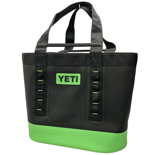 イエティ トートバッグ PVC 防水 手持ち バッグ 2トーン ブラック グリーン YETI CAMINO 35【AFE8】