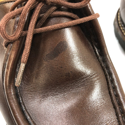 パラブーツ ミカエル カーフレザー チロリアンシューズ メンズ サイズ40 ブラウン PARABOOT ビジネスシューズ 約25.0cm【LA】【中古】