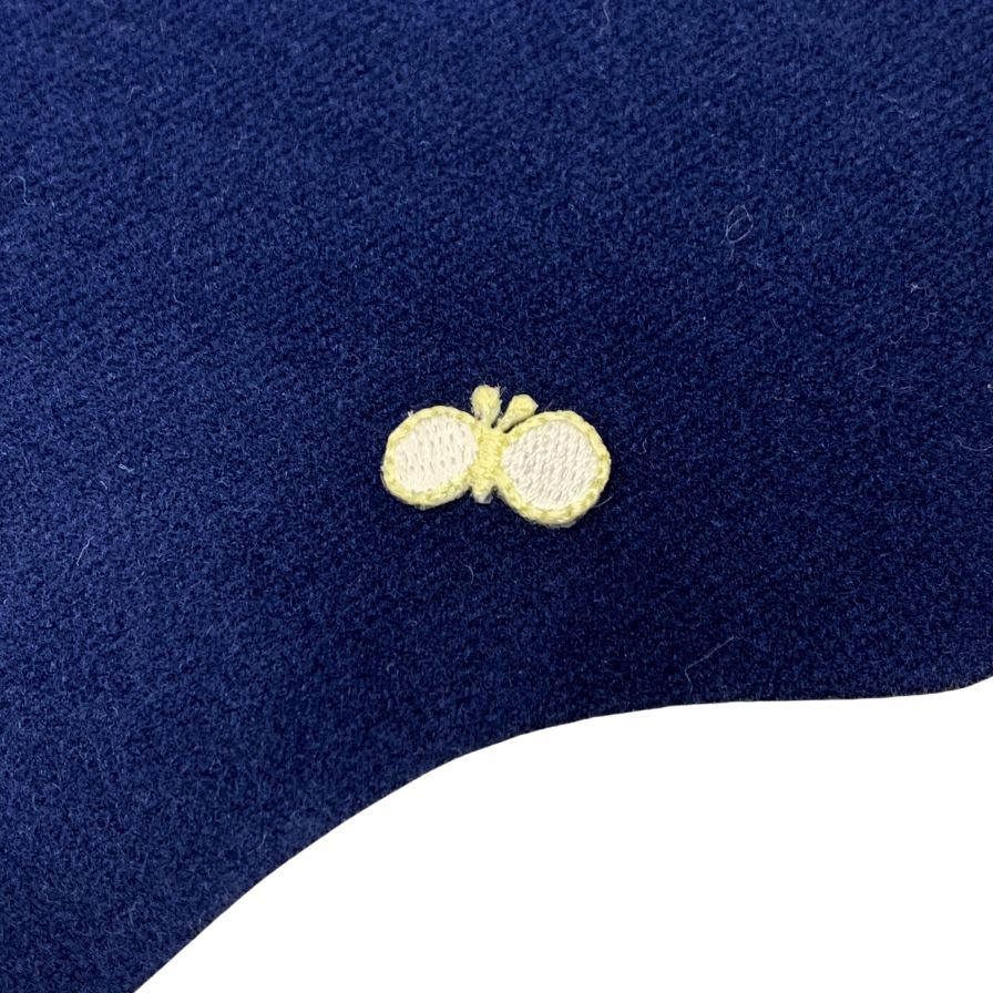 ミナペルホネン ランチョンマット ちょうちょ ネイビー キッズ mina perhonen【AFB55】【中古】