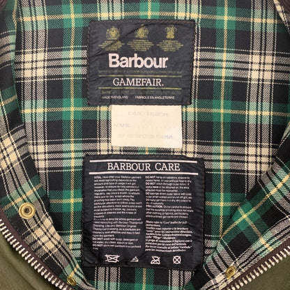 中古◆バブアー コート GAMEFAIR オイルドジャケット ハンチングジャケット メンズ サイズC40 カーキ系 Barbour 【AFA18】